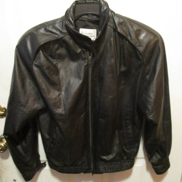 THE LEATHER WAREHOUSE 100% 1980'S MENS LEATHER EUC - Picture 5 of 6